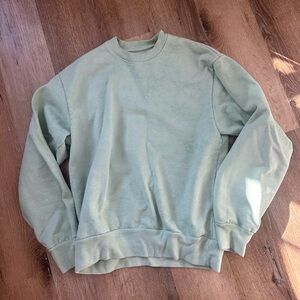 Mint Green Crew Neck Sweatshirt 100% cotton
